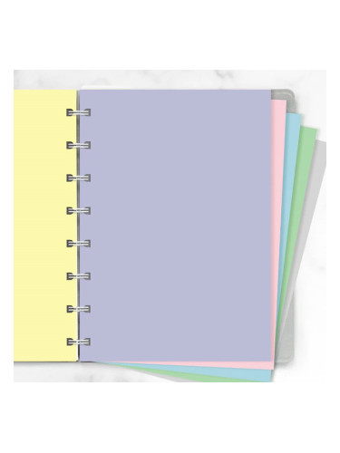 Filofax Пълнител за тефтер Pastel, A5, цветен