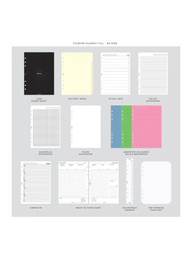 Filofax Органайзер Metropol, A5, черен