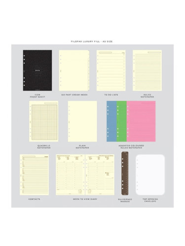 Filofax Органайзер Lockwood, A5, коняк