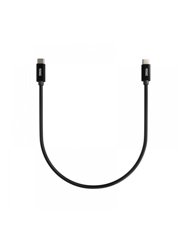 Yenkee Кабел USB Type-C към USB Type-C, 0.2 m, черен