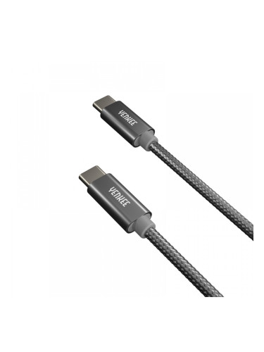 Yenkee Кабел USB Type-C към USB Type-C, 2 m, сив