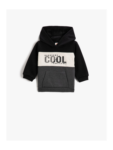 Koton Printed Hoodie & Sweatshirt