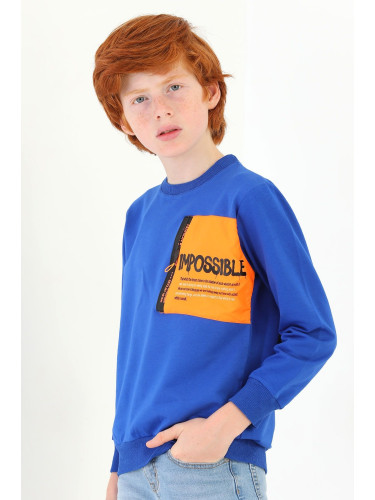 zepkids Boys' Nothing Impossible Printed Sweatshirt