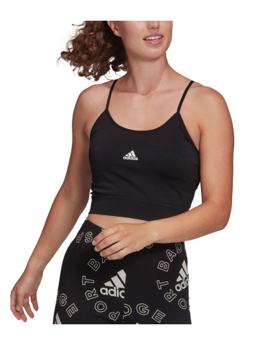 ADIDAS Aeroknit Seamless Crop Top Black