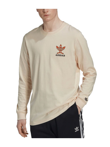 ADIDAS Graphic Fun Long Sleeve Tee Beige