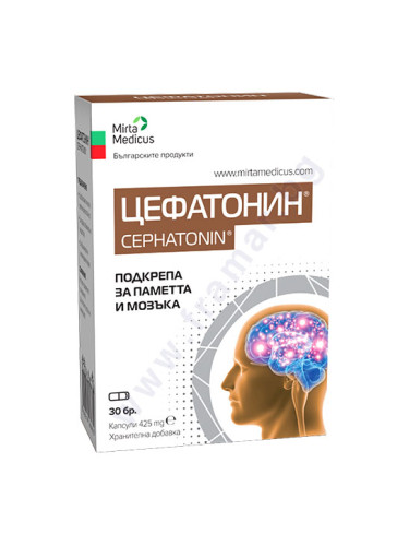 ЦЕФАТОНИН капсули 425 мг * 30 МИРТА МЕДИКУС