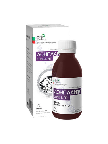 ЛОНГ ЛАЙФ сироп 200 мл МИРТА МЕДИКУС
