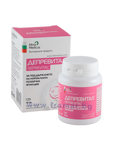 ДЕПРЕВИТАЛ капсули * 40 МИРТА МЕДИКУС