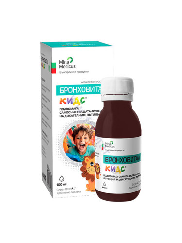 БРОНХОВИТАЛ КИДС сироп 100 мл МИРТА МЕДИКУС