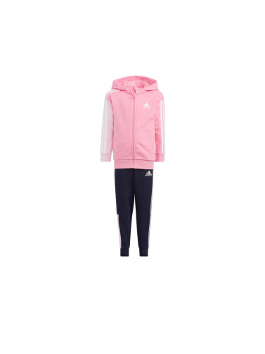 ADIDAS Sportswear 3-Stripes French Terry Tracksuit Pink/Black