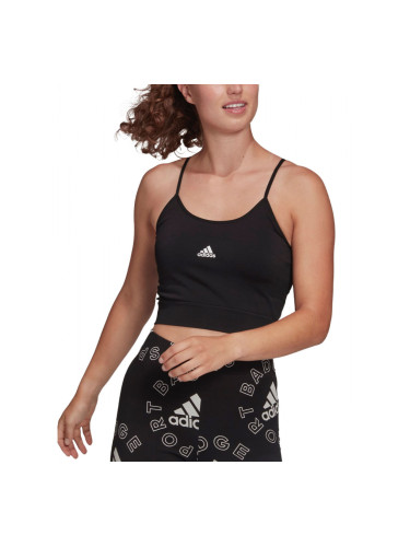 ADIDAS Aeroknit Seamless Crop Top Black