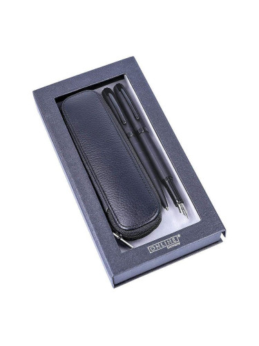 Комплект писалка и химикалка Online Elegance Black