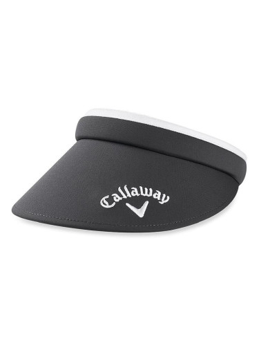 Callaway Clip Visor Charcoal/White UNI