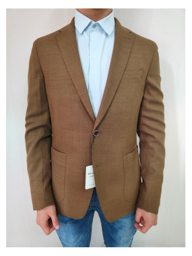 Мъжко стилно сако Lanerosi в кафяв цвят Van Gils