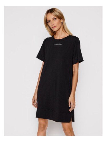 Calvin Klein Underwear Ежедневна рокля 000QS6703E Черен Regular Fit