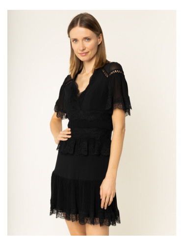 Babylon Коктейлна рокля EL0702 Черен Regular Fit