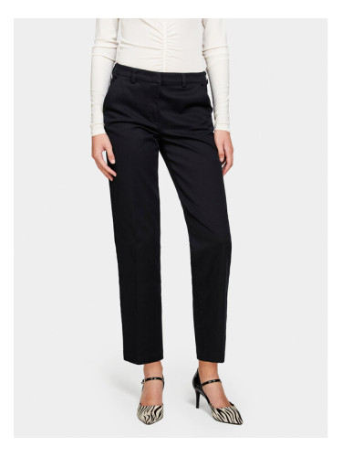 Sisley Текстилни панталони 4K2ZLF03V Черен Regular Fit