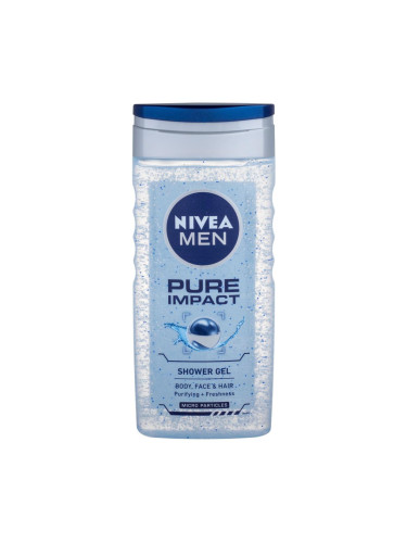 Nivea Men Pure Impact Душ гел за мъже 250 ml