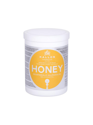 Kallos Cosmetics Honey Маска за коса за жени 1000 ml