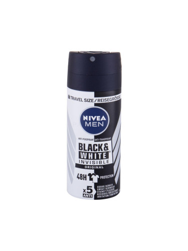 Nivea Men Invisible For Black & White Original Deospray Антиперспирант за мъже 100 ml