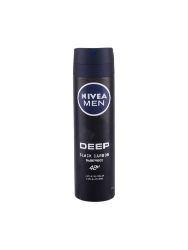 Nivea Men Deep Black Carbon 48H Антиперспирант за мъже 150 ml