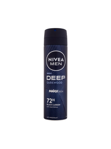 Nivea Men Deep Black Carbon 72H Антиперспирант за мъже 150 ml