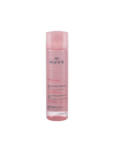 NUXE Very Rose 3-In-1 Hydrating Мицеларна вода за жени 200 ml