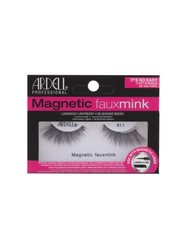 Ardell Magnetic Faux Mink 811 Изкуствени мигли за жени 1 бр Нюанс Black