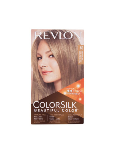 Revlon Colorsilk Beautiful Color Боя за коса за жени Нюанс 60 Dark Ash Blonde Комплект