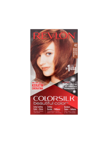 Revlon Colorsilk Beautiful Color Боя за коса за жени Нюанс 42 Medium Auburn Комплект