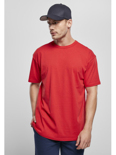 Мъжка изчистена тениска в червен цвят Urban Classics от органичен памук
