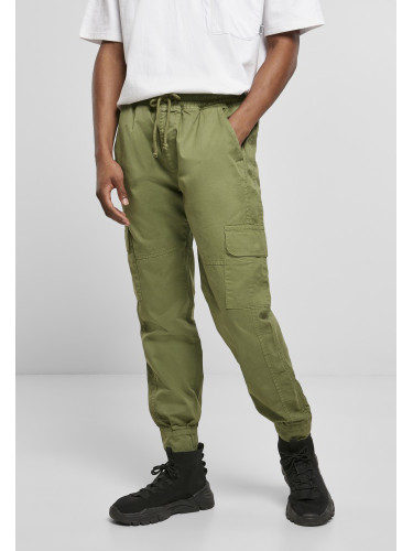 Мъжки панталон в масленозелен цвят Urban Classics Military Jogg