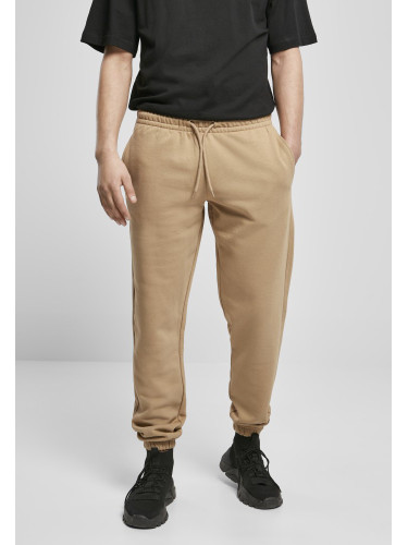Мъжко долнище в бежов цвят Urban Classics Basic Sweatpants 2.0 