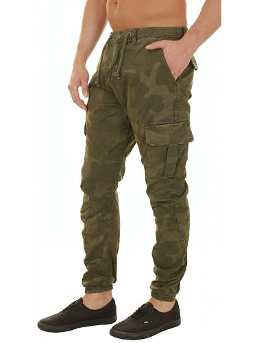Мъжки карго панталон в цвят маслина Urban Classics Cargo 