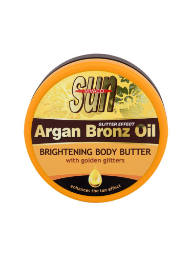 Vivaco Sun Argan Bronz Oil Brightening Body Butter Продукт за след слънце 200 ml