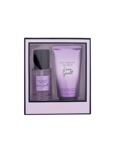 Victoria´s Secret Love Spell Подаръчен комплект подхранващ спрей за тяло 75 ml + лосион за тяло 75 ml