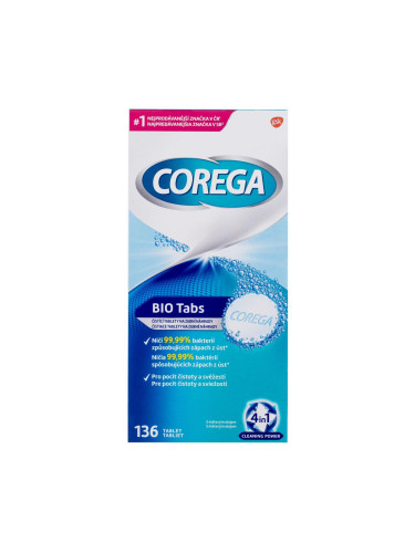 Corega Tabs Bio Почистващи таблетки и разтвори Комплект увредена кутия