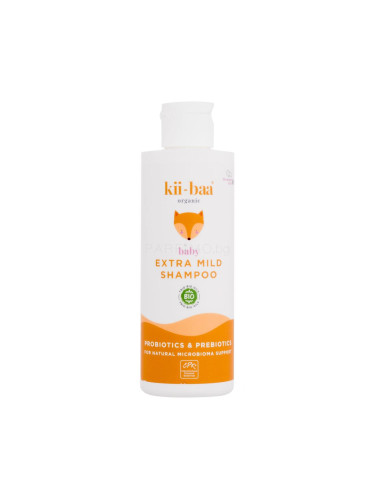 Kii-Baa Organic Baby Extra Mild Shampoo Шампоан за деца 200 ml