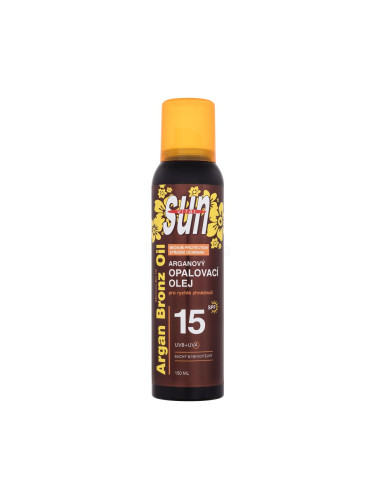 Vivaco Sun Argan Bronz Oil Spray SPF15 Слънцезащитна козметика за тяло 150 ml