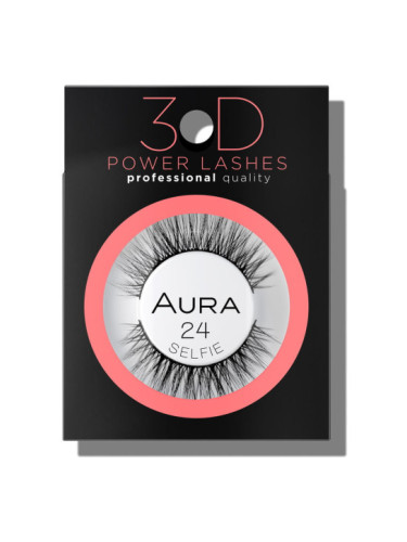 AURA 3D POWER LASHES Изкуствени мигли 024 SELFIE