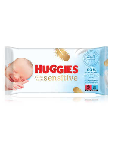 Huggies Extra Care Single мокри кърпички за деца 56 бр.