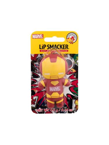 Lip Smacker Marvel Iron Man Billionaire Punch Балсам за устни за деца 4 гр