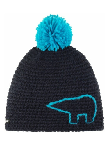 Eisbär Jay Pompon Beanie Black/Blue UNI Шапка за ски