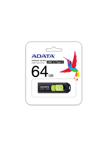 64GB TYPE-C UC300 ADATA BK/GN