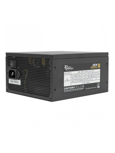 Захранване SBOX WHITE SHARK GENERAL, 650W, Active PFC, 80 Plus Gold, 120mm вентилатор