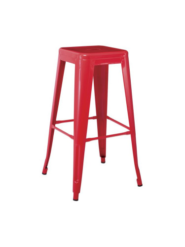 Бар стол червен цвят