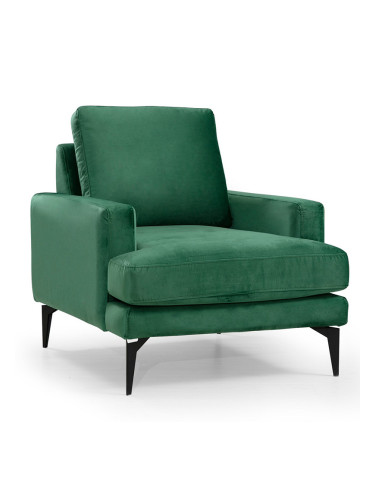Кресло цвят зелен-черен