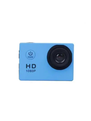 Водоустойчива спортна камера D600 с 2 инча LED 1080P HD дисплей, Син