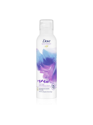 Dove Bath Therapy Renew душ пяна Wild Violet & Pink Hibiscus 200 мл.