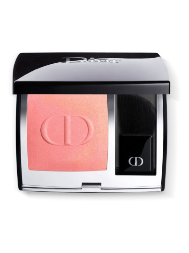 DIOR Rouge Blush компактен руж с четка и огледалце цвят 219 Rose Montaigne (Shimmer) 6,7 гр.